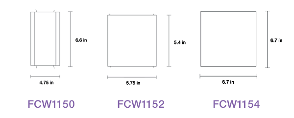 FCSL1150 Series Dimensions