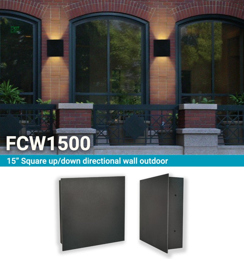 FCW1500 Exterior Directional Wall Application.