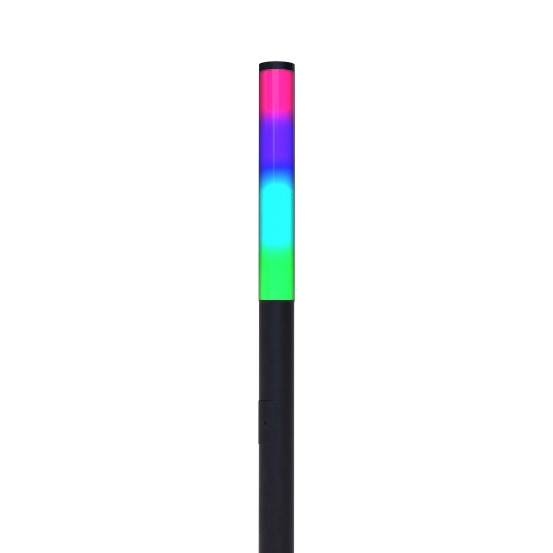 FCA5500-RGBW Color Changing column for area lighting.